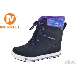 Термо-ботинки MERRELL ML-SNOW BANK 2WTRPF/BK/BRY MY56089